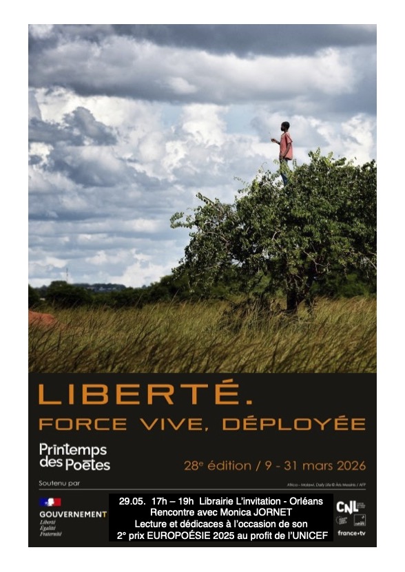 Printemps des poètes 2026 Librairie Orléans