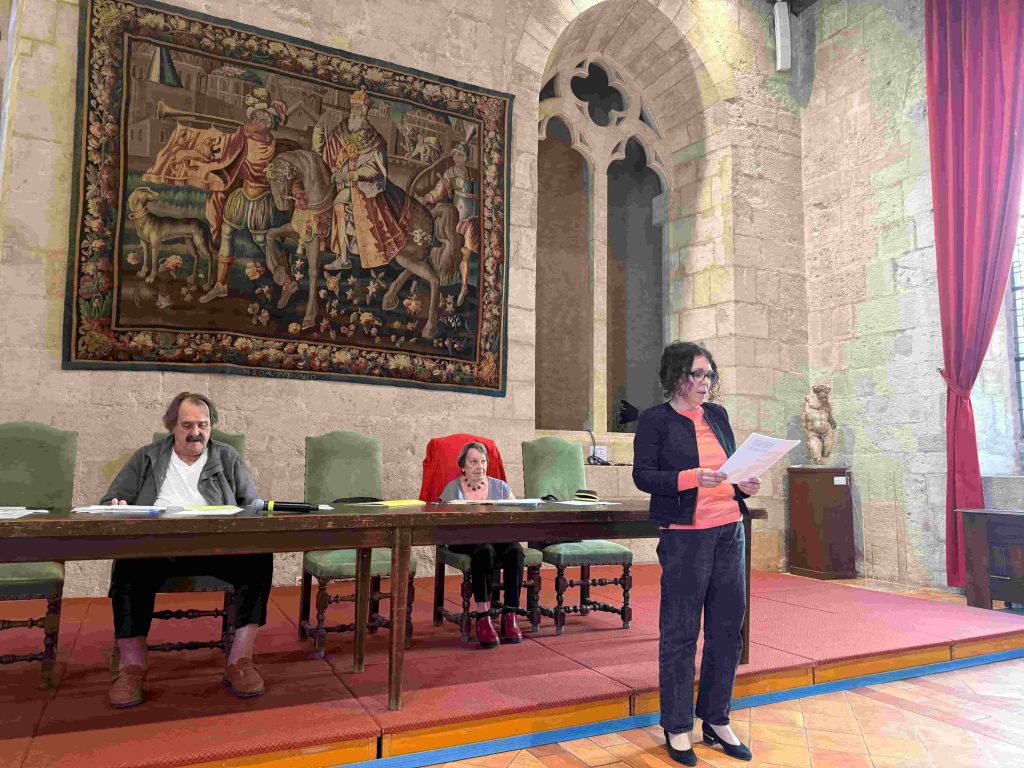 Monica Jornet Remise de diplôme de poésie à Narbonne